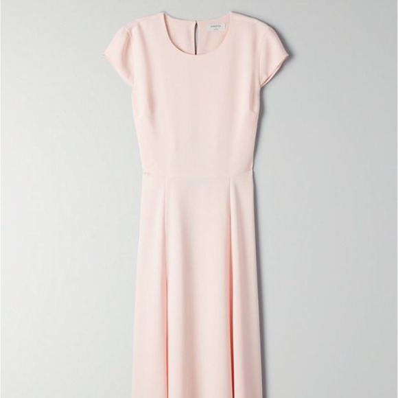 Aritzia Babaton Hamptons Dress Soft Blush Pink NEW Size 0 - Picture 13 of 13